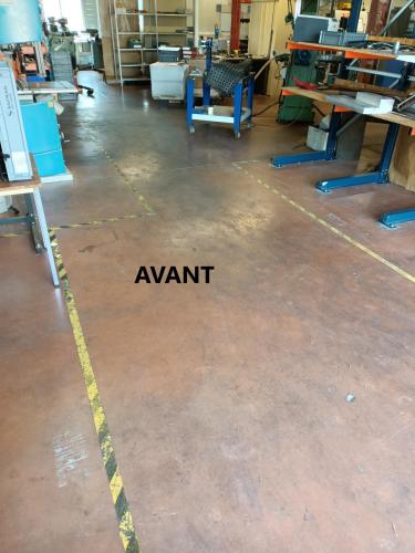 Nettoyage Sol entrepôt