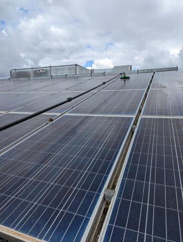 Nettoyage panneaux photovoltaïques